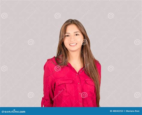Giovane Ragazza Latina Immagine Stock Immagine Di Brunetta 48042253