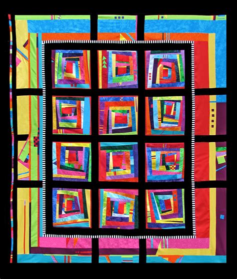 Gee S Whiz Improvisational Quilt By Nancy Messier Quilts Modern Quilts Art Quilts