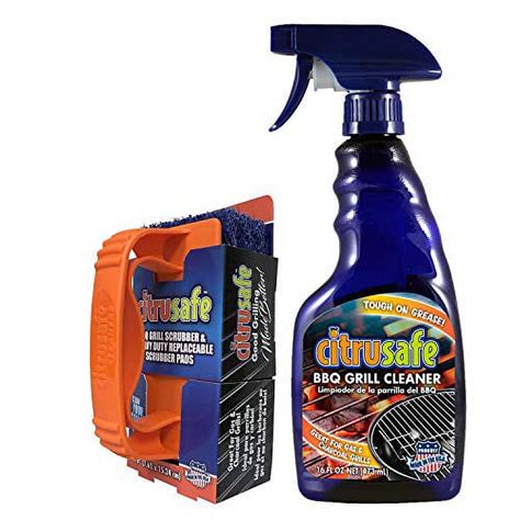 CitruSafe Grill Cleaning Kit 16 Fl Oz BBQ Grill Cleaner And BBQ Grill