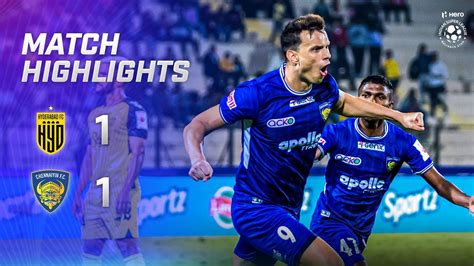 Highlights Hyderabad Fc Chennaiyin Fc Mw Hero Isl