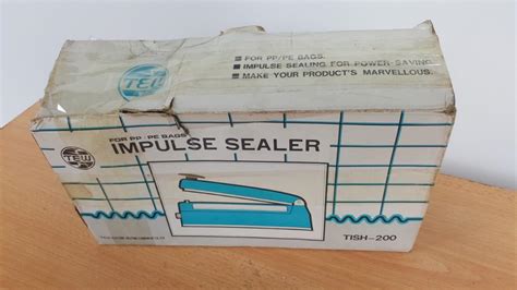 Tew Impulse Sealer TISH 200H Made In Taiwan Hobbies Toys