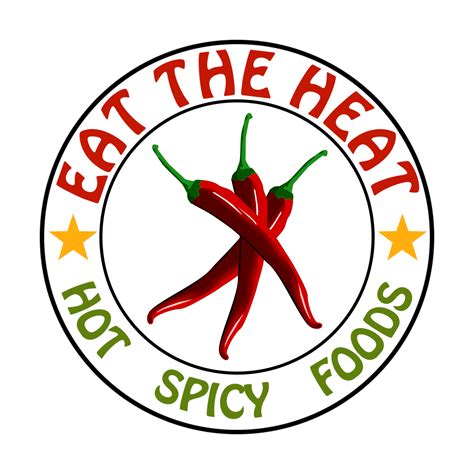 Eat The Heat Hot Food Logo Eat The Heat