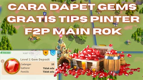 Tips Cara Cepat Mendapatkan Gems Gratis Di Rise Of Kingdoms Rokf2p