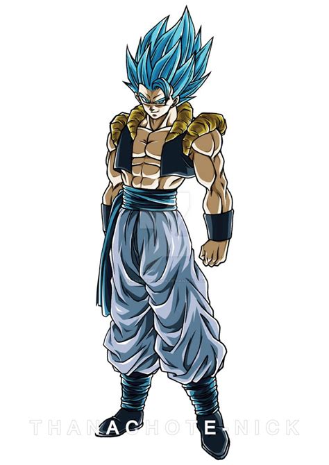 Gogeta Ssgss Dbs Color By Thanachote Nick On Deviantart Dragon