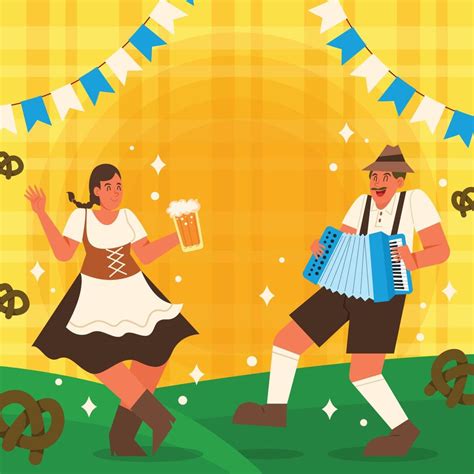 Octoberfest Festivity Background 11014836 Vector Art at Vecteezy