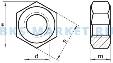 ДИН 934 А2 А4 | Шестигранные гайки DIN 934 A2 A4