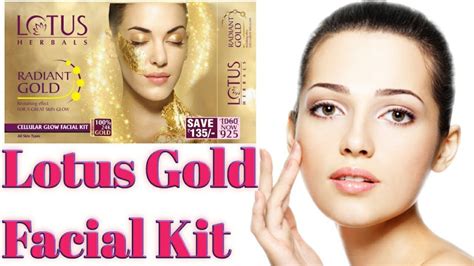 Lotus Gold Facial Kit Review Lotus Gold Facial Kit Step By Step In Hindi Facial Kit Hp