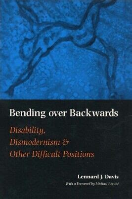 Lennard J Davis Bending Over Backwards Gebundene Ausgabe Us Import