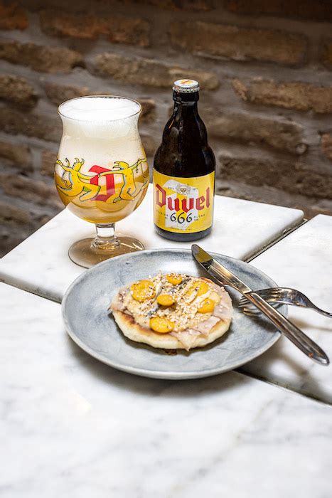 Flat Bread Au Lard De Colonnata Et Duvel 6 66 Kiss My Chef