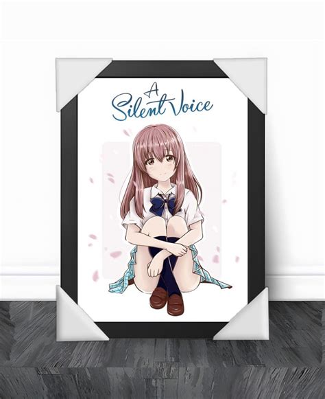 Quadro Decorativo A4 a Voz do Silêncio Koe no Katachi Elo7