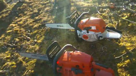 Stihl Ms 291 Farm Boss Vs Husqavrna 455 Rancher Youtube