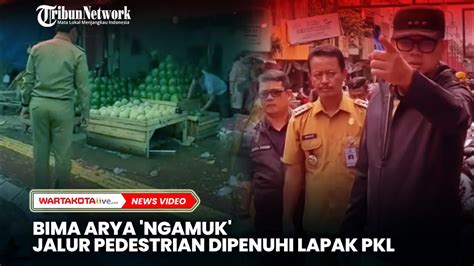 Bima Arya Ngamuk Jalur Pedestrian Di Kota Bogor Dipenuhi Lapak PKL