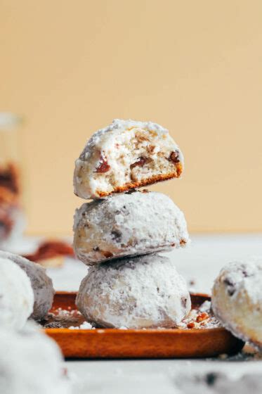 Vegan Gluten-Free Mexican Wedding Cookies - Minimalist Baker