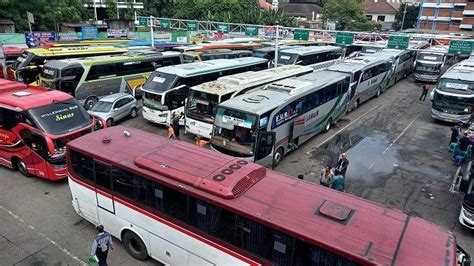 Sebanyak 3 445 Penumpang Berangkat Mudik Dari Terminal Bekasi Sejak 14