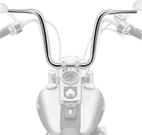 Amazon YHTIMIOX 16 Rise 1 5 Fat Motorcycle Handlebars Chrome