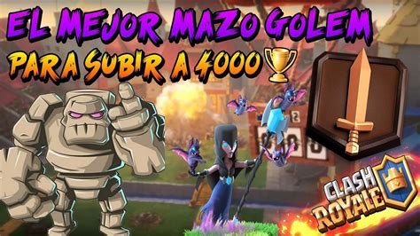 El Mejor Mazo de GÓLEM para Subir a 4000 COPAS 12 VICTORIAS en