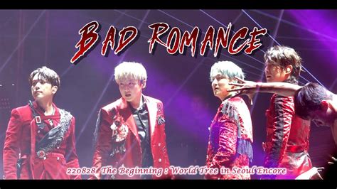 220828 Bad Romance The Beginning World Tree In Seoul Encore 조민규