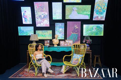 Tri N L M Van Gogh Monet Art Lighting Experience Harper S Bazaar