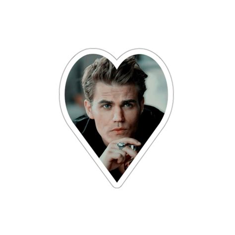 Stefan Salvatore The Vampire Diaries Die Cut Stickers Etsy