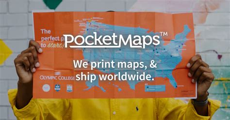 PocketMaps - Custom printed foldable maps & brochures