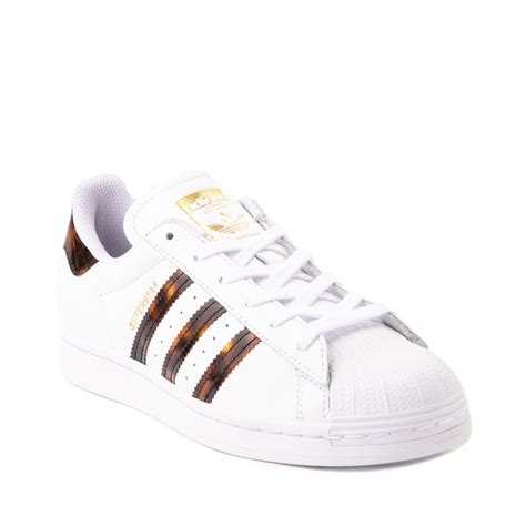 Womens Adidas Superstar Athletic Shoe White Tortoise Shell Journeys