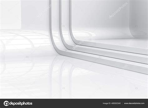 Abstract White Backdrop Light Reflection Elegant Highlights Clean Space ...