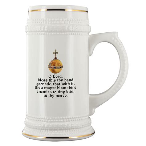 Santa granada de mano Monty Python cerveza taza Stein regalo Etsy España