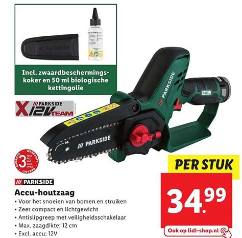 Parkside Accu Houtzaag Aanbieding Bij Lidl 1Folders Nl