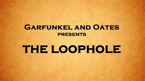 Garfunkel And Oates The Loophole Youtube