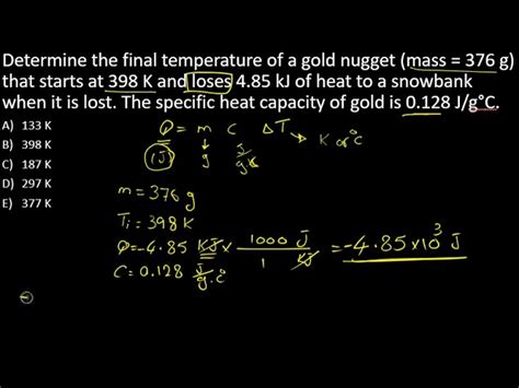 Unlocking The Equation How To Calculate Final Temperature With Mass