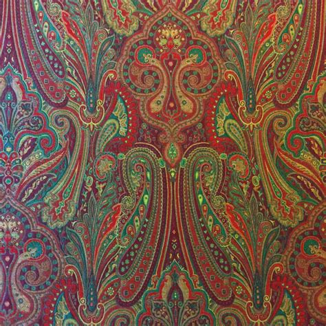 Cla Clarence House Etro Paisley Red Cla Buy Fabric Fabric