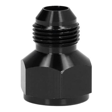 2024 Pipe Reducer Adapter Straight An10 Female To An8 Male Aluminium Alloy Black Fitting