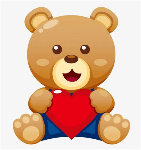 Adorável Urso De Pelúcia PNG Ursinho Clipart Urso Encantador Imagem