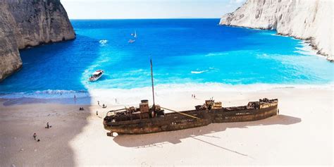 Zatoka Wraku Navagio Beach Shipwreck beach Zakynthos plaża