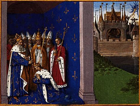 1455 1460 Coronation Of Louis The Pious Jean Fouquet Titulo Original