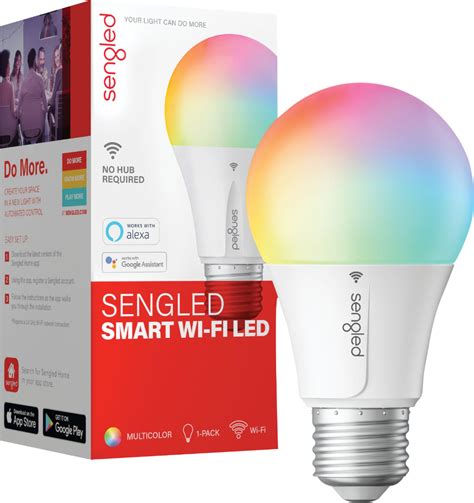 Best Buy Sengled Smart Wi Fi Led A Bulb Multicolor W N W