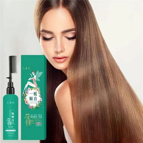 Straightening Cream Keratin Comb Type Hair Straightening Treatment