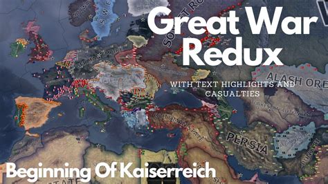 Beginning Of Kaiserreich Great War Redux Hoi Timelapse Youtube