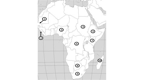 Sub Saharan Africa Political Map Diagram Quizlet