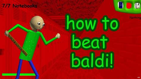 How To BEAT Baldi Baldi Basics Classic Remastered YouTube