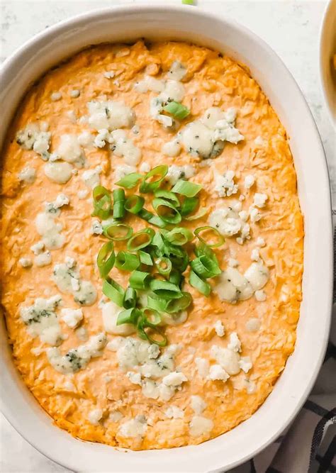 Buffalo Chicken Dip with Blue Cheese - Easy Chicken Recipes (VIDEO!)