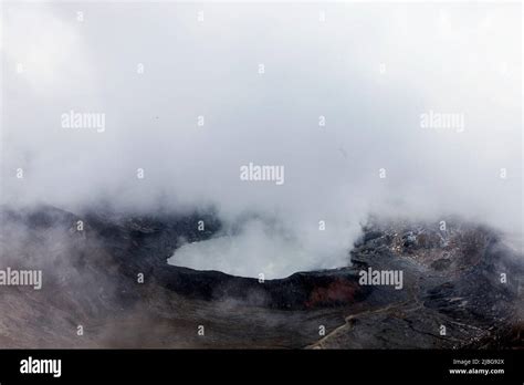 Costa Rica, Central America, San Jose, Crater in the Poas volcano Photo ...