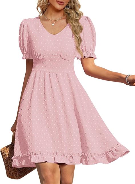 Pink Summer Dresses With Sleeves