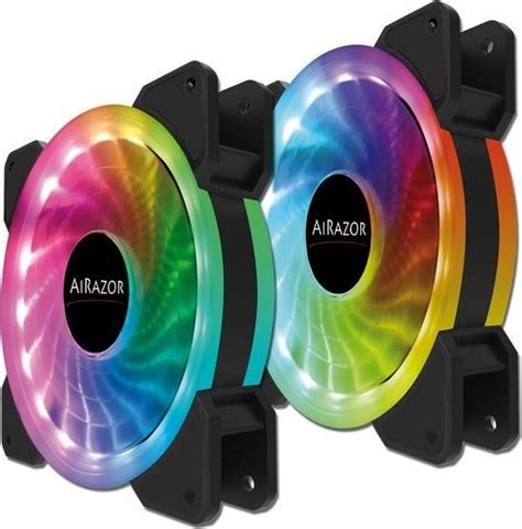 LC Power AiRazor CF 120 Pro Case Fan με RGB Φωτισμό και Σύνδεση 3 Pin