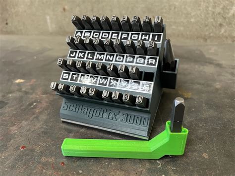 letternumber punch holder  organizer  stwebster