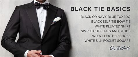 Black Tie Etiquette: A Gentleman's Guide | Ox & Bull Trading Co.