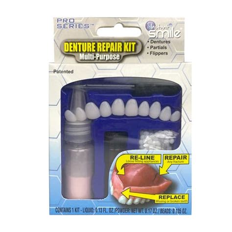 Instant Smile Multi Purpose Denture Repair Kit - Instant Smile