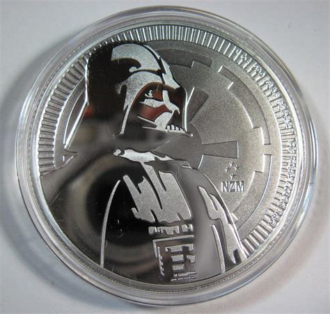 Star Wars Classic Darth Vader Oz Silver Coin Premium Sealed