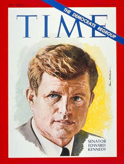 TIME Magazine Cover Sen Edward Kennedy Jan 10 1969 Edward