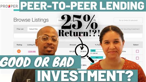 Can You Make Money With Peer To Peer Lending Is It A Good Investment Youtube